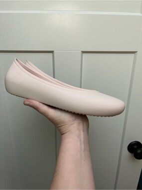 Crocs Brooklyn Flats Women Pink Quartz Ballet Slips Slip On Shoes - 10